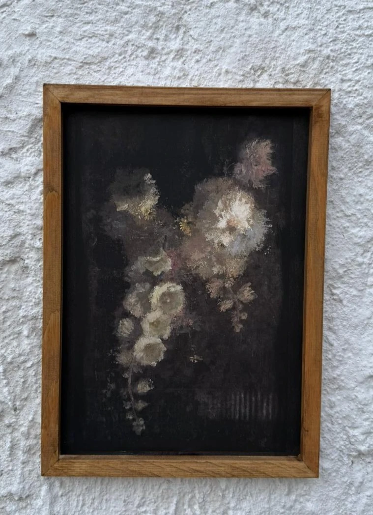 A4 ahşap vintage görünümlü çerçeve 