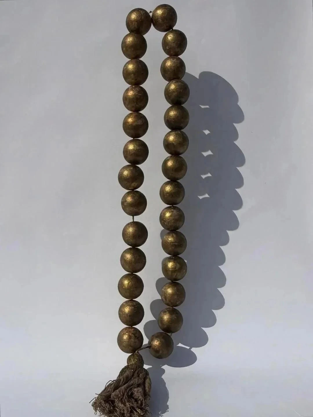 Gold Dekoratif Büyük Tesbih Özel Tasarım 