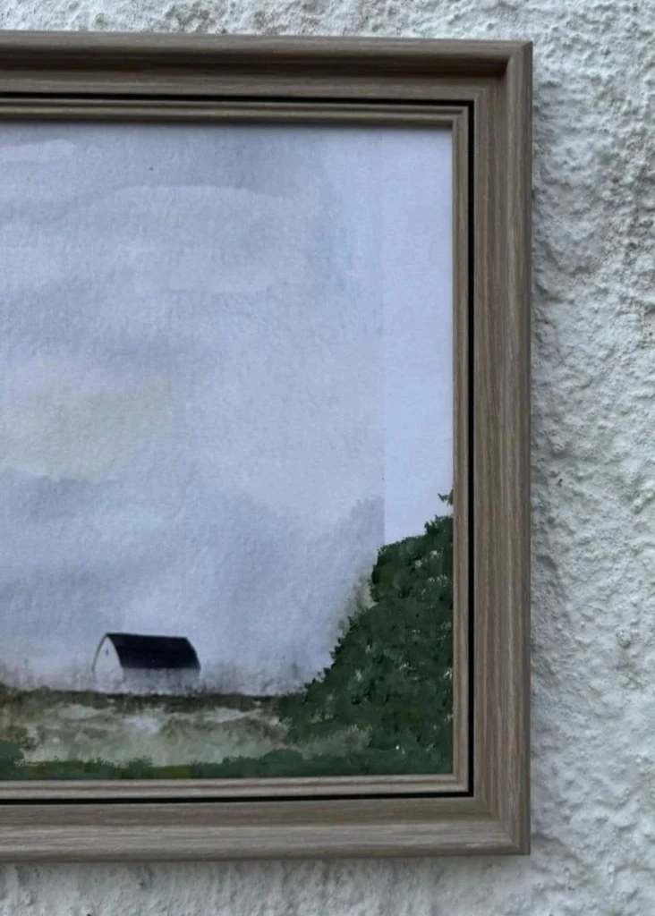 A4 pvs vintace görünümlü çerçeve baskılı fotoğraf 