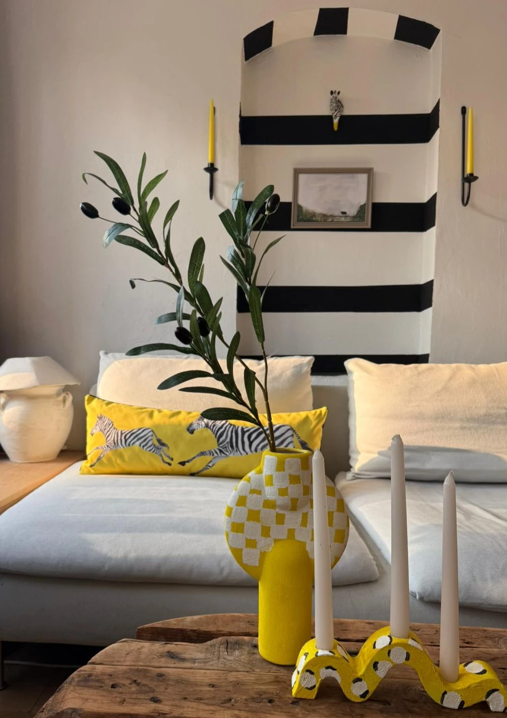 Sarı Çakıl Özel Tasarım VAZO