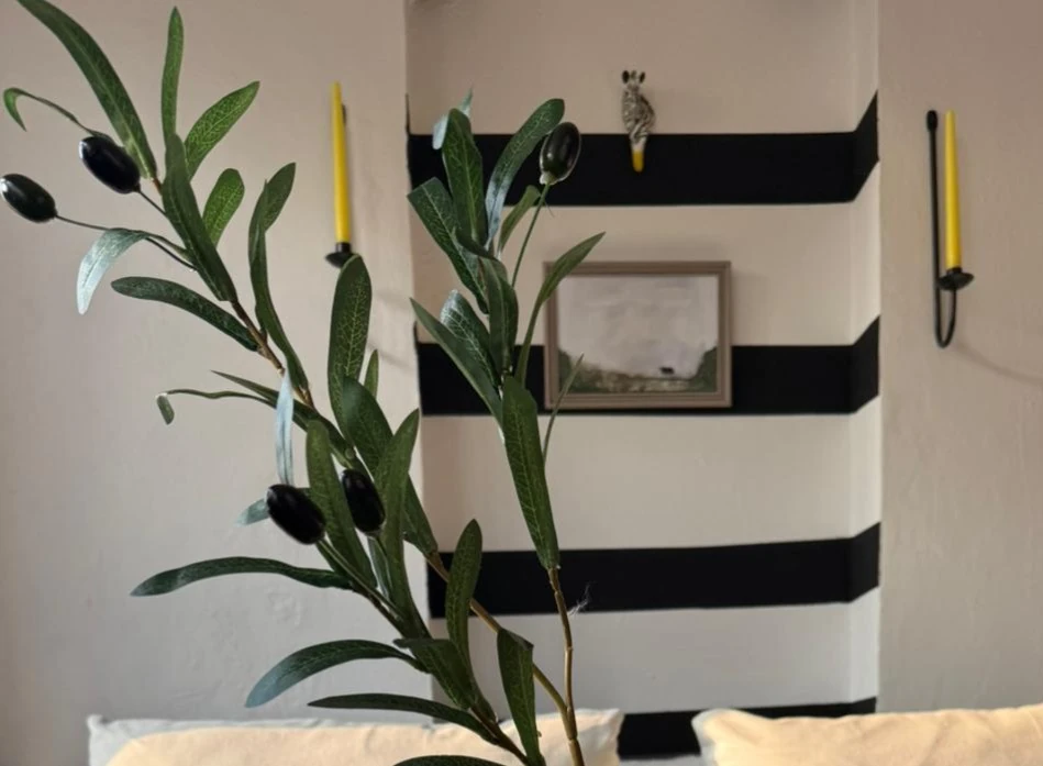 3'lü Sarı Şamdan Mumu 