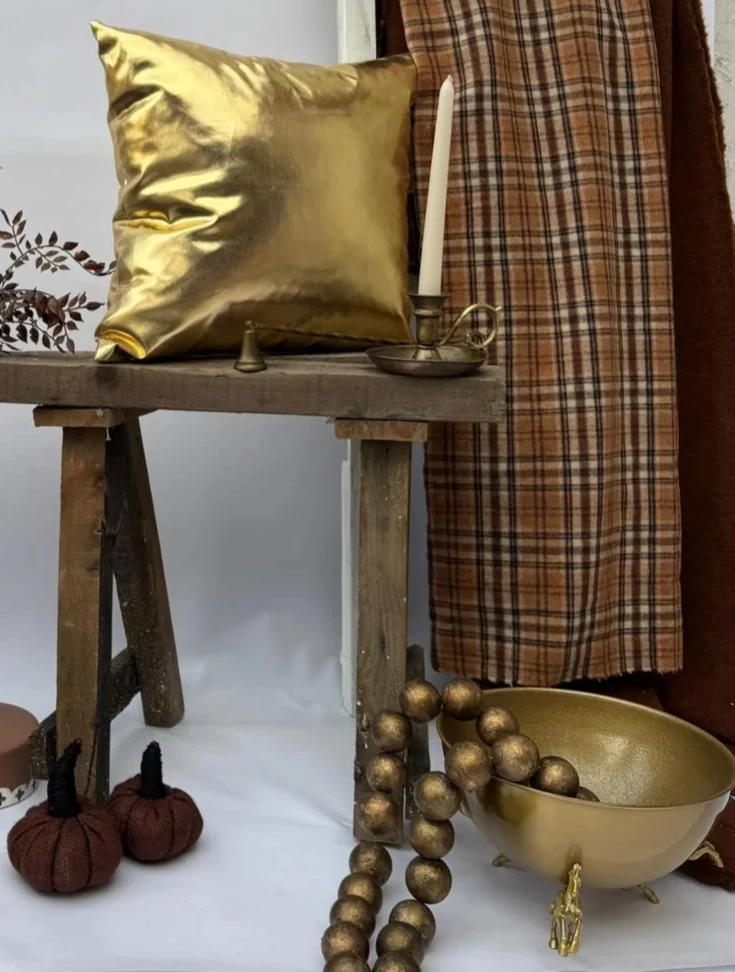 Büyük Gold At ayaklı Dekoratif Kase