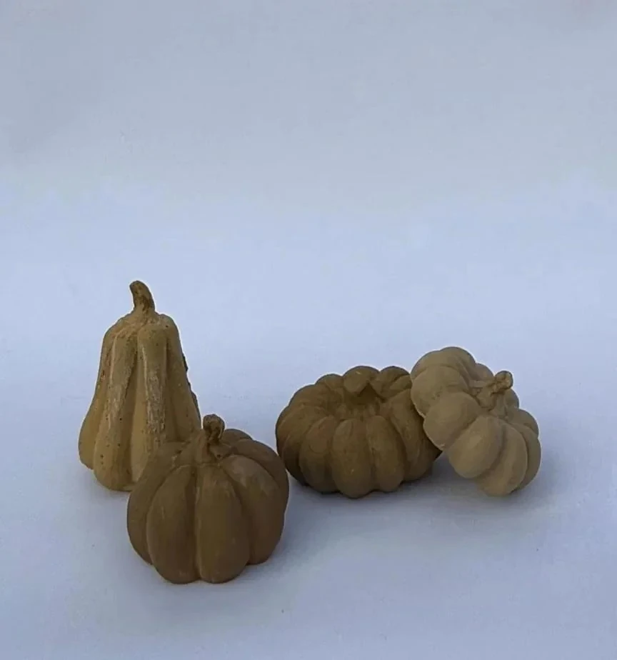 4'lü Dekoratif küçük bal kabağı 