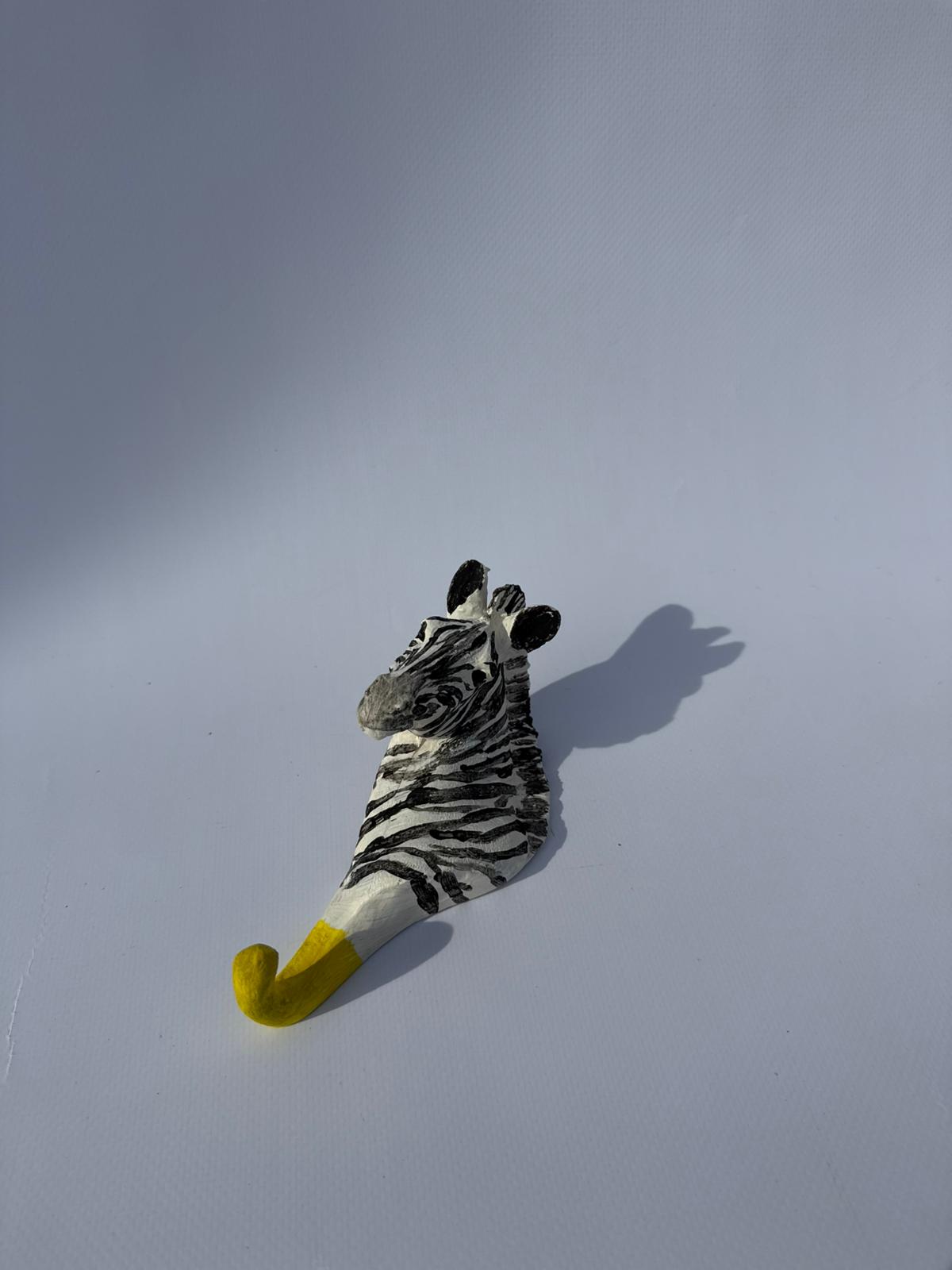 Zebra Başlı Duvar Askılık Özel Tasarım