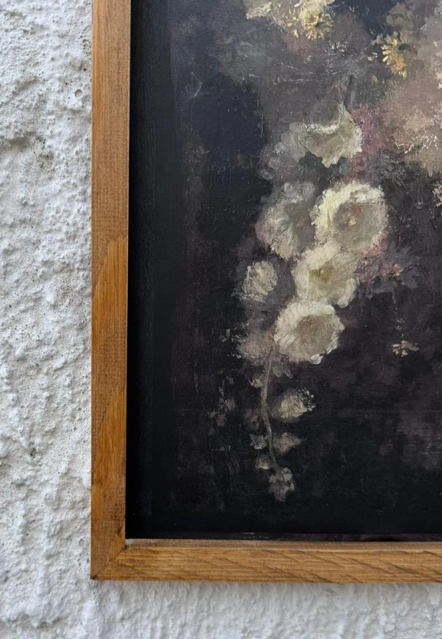 A4 ahşap vintage görünümlü çerçeve 