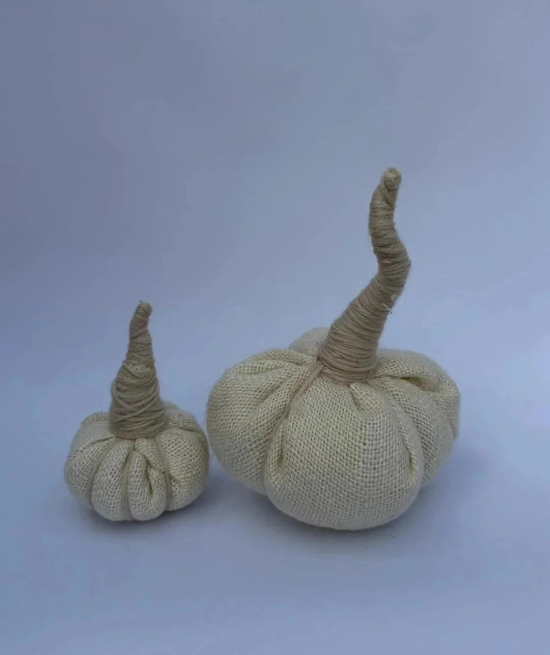 Bej Keten Kumaş 2'li Bal Kabak 