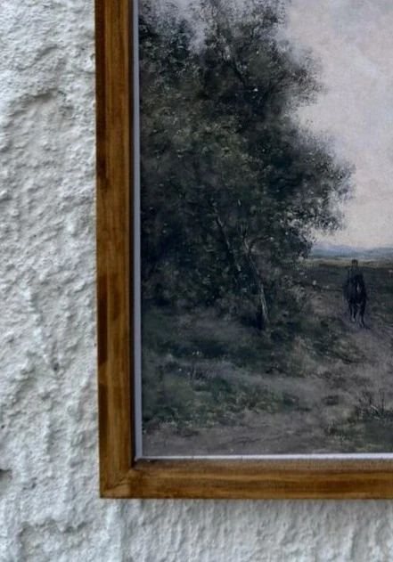 A4 ahşap vintage görünümlü çerçeve 