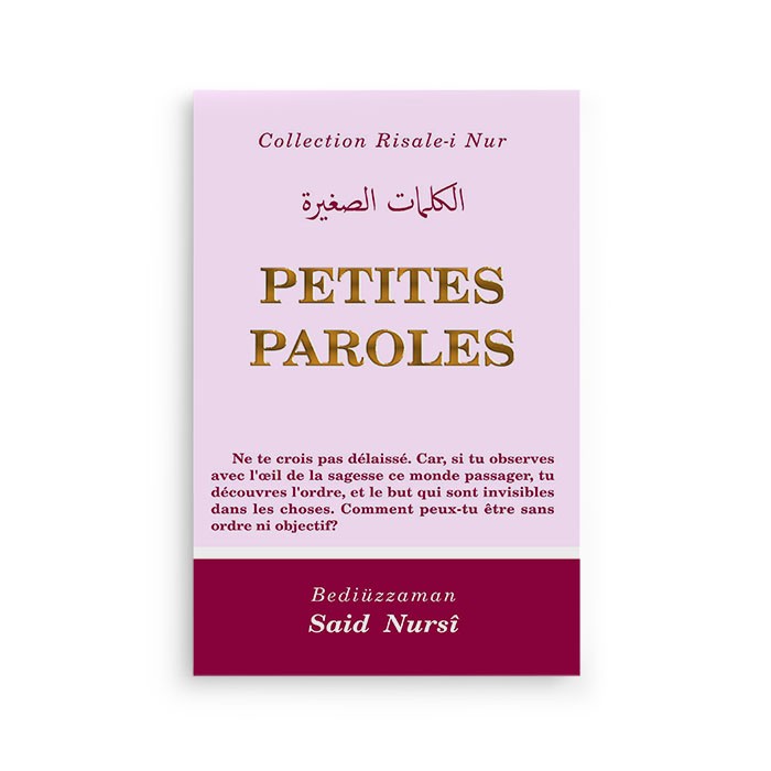 Küçük Sözler (PETITES PAROLES)-FRANSIZCA
