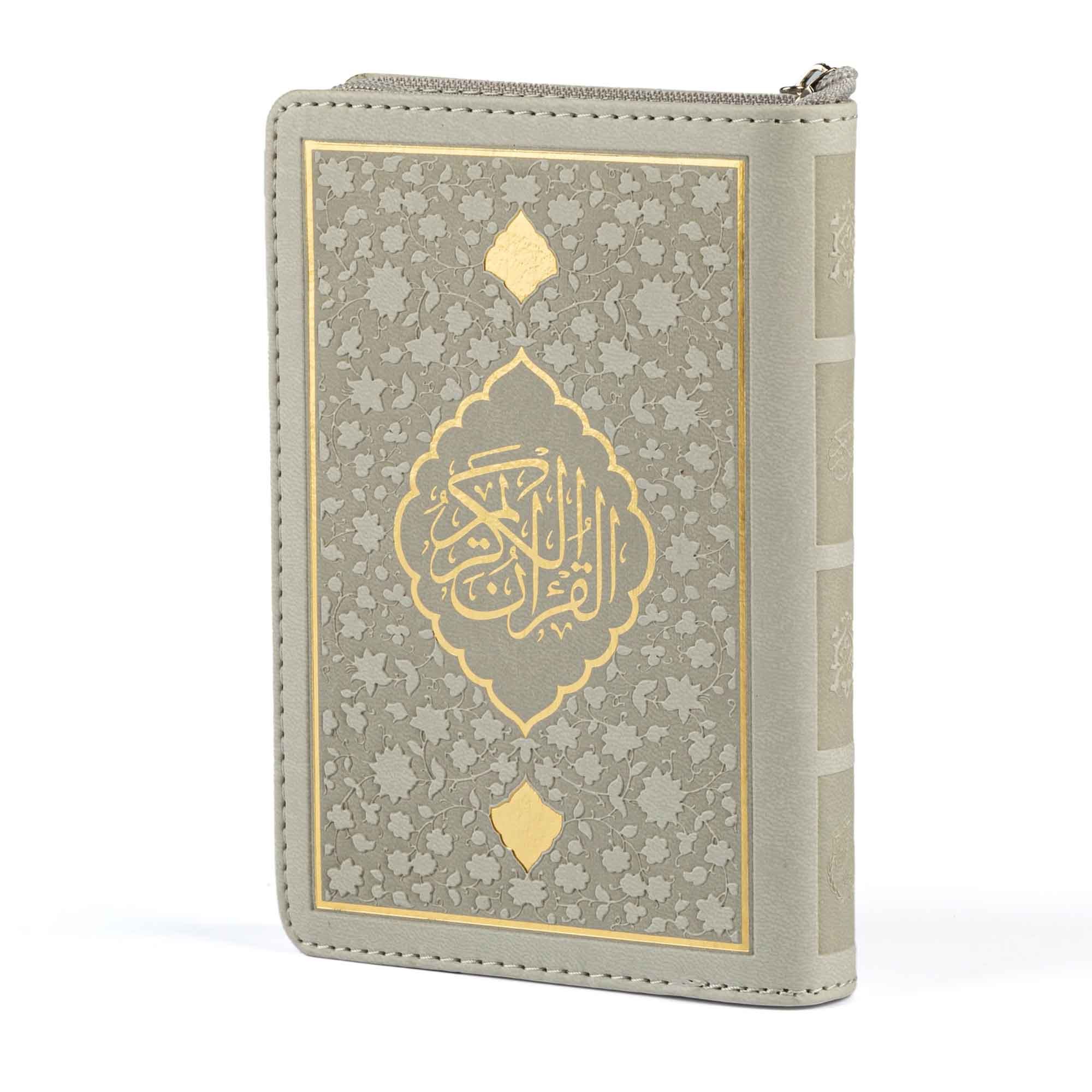 Büyük Cep Boy Termo Cilt Kılıflı Kur'an-ı Kerim (Beyaz Renk)