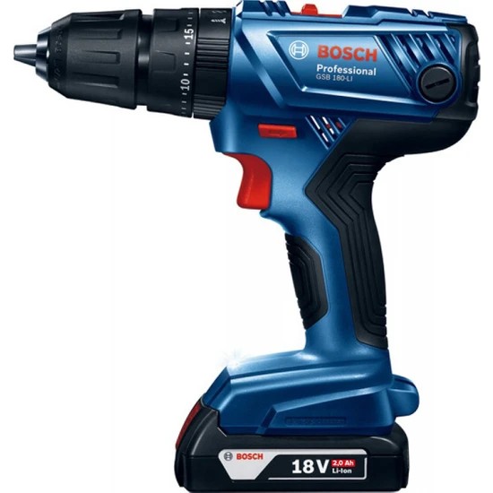 BOSCH AKÜLÜ DARBELİ VİDALAMA 18V(2.0 Ah) GSB180-LI