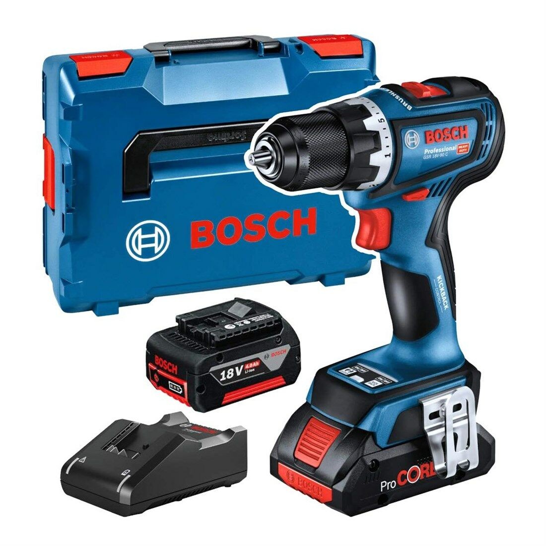 BOSCH AKÜLÜ VİDALAMA 18V (5.0 Ah) GSR18V-90 C