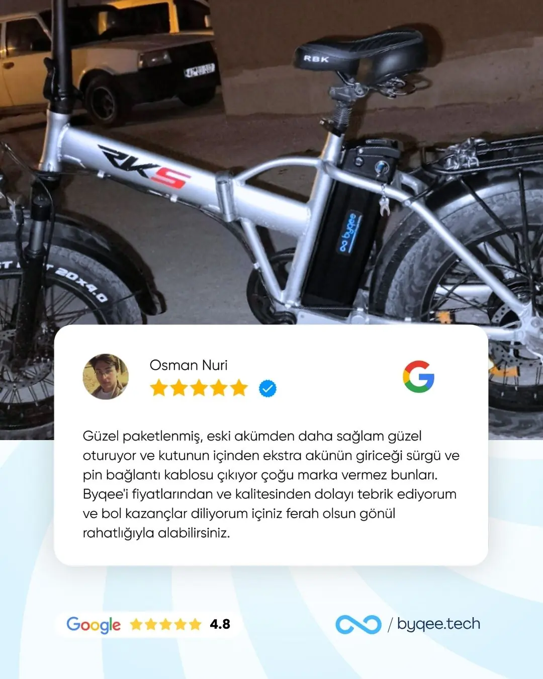 yuki Byqee | Yuki YK-45 Elektrikli Bisiklet Bataryası Fiyatları