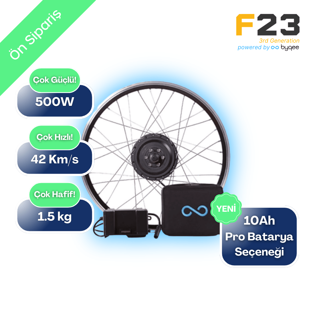 Byqee F23 [2nd Generation] : Folding E-Bike Conversion Kit