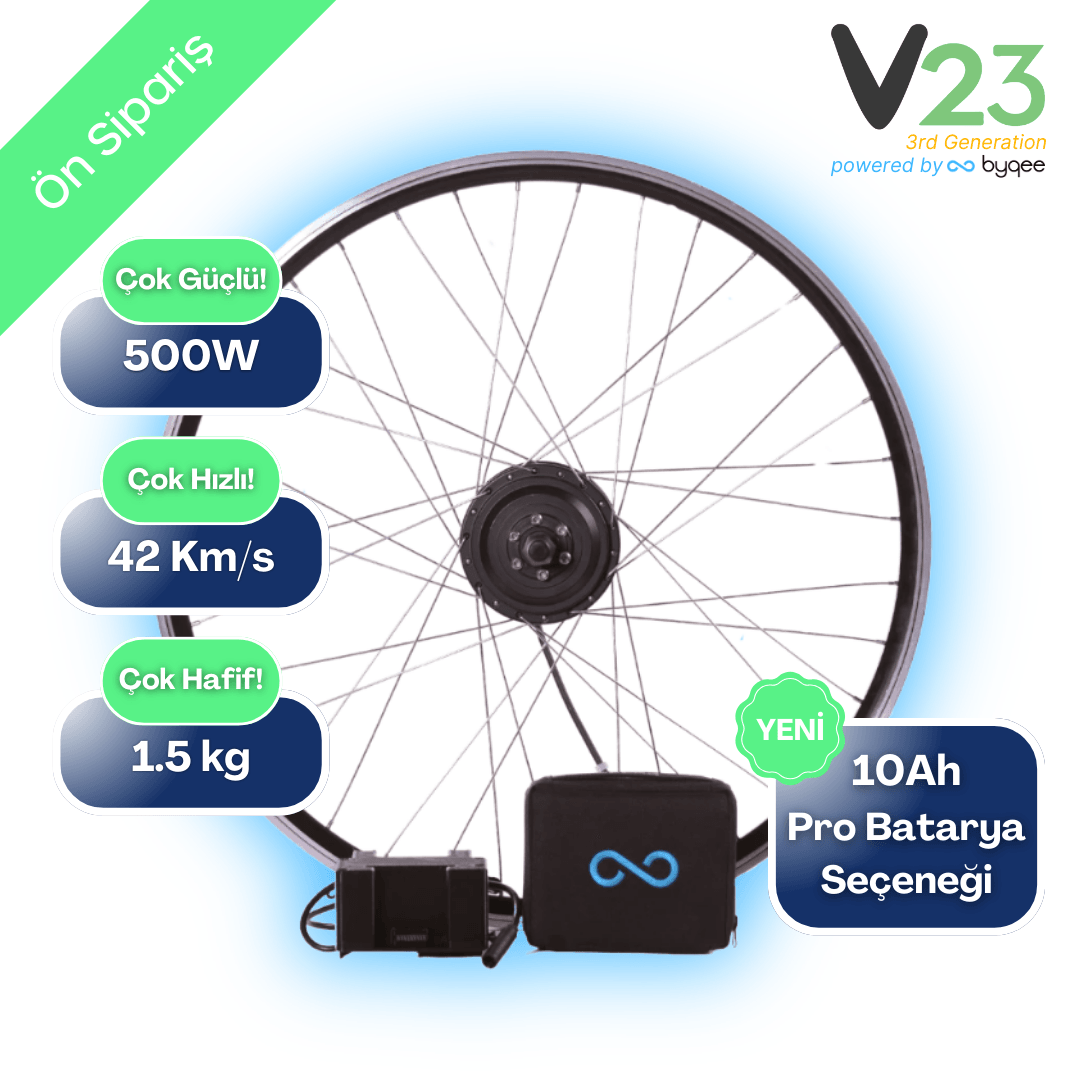 Byqee V23 [2nd Generation] : Universal E-Bike Conversion Kit