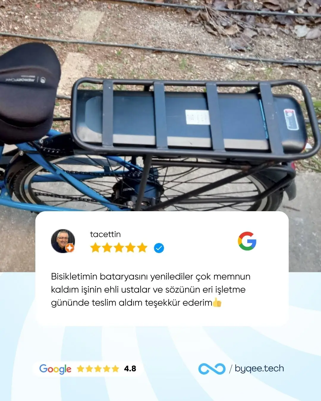 Byqee | RKS ZF15 Elektrikli Bisiklet Bataryası Fiyatları & Sipariş Ver