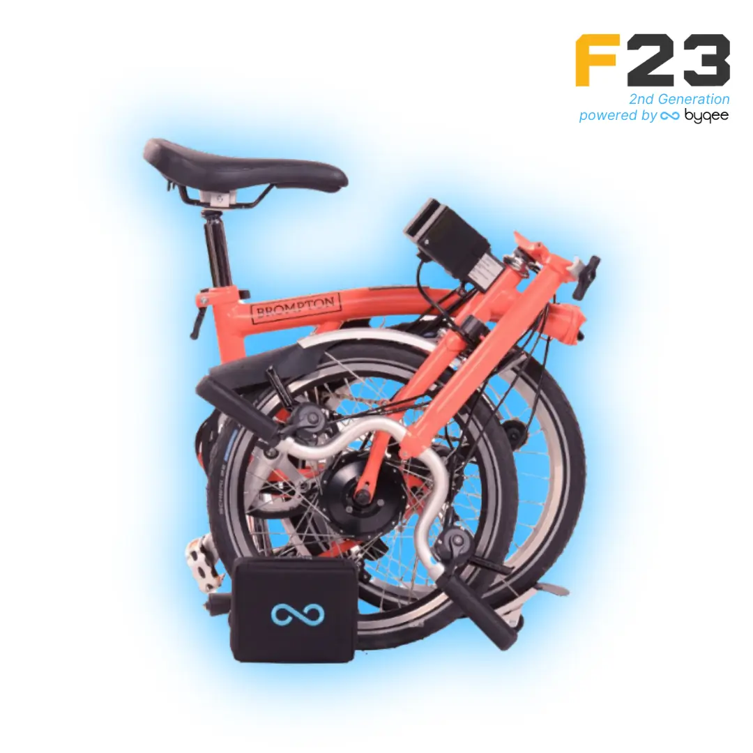 Electrification Brompton Velo Brompton Electrique Pliable Byqee