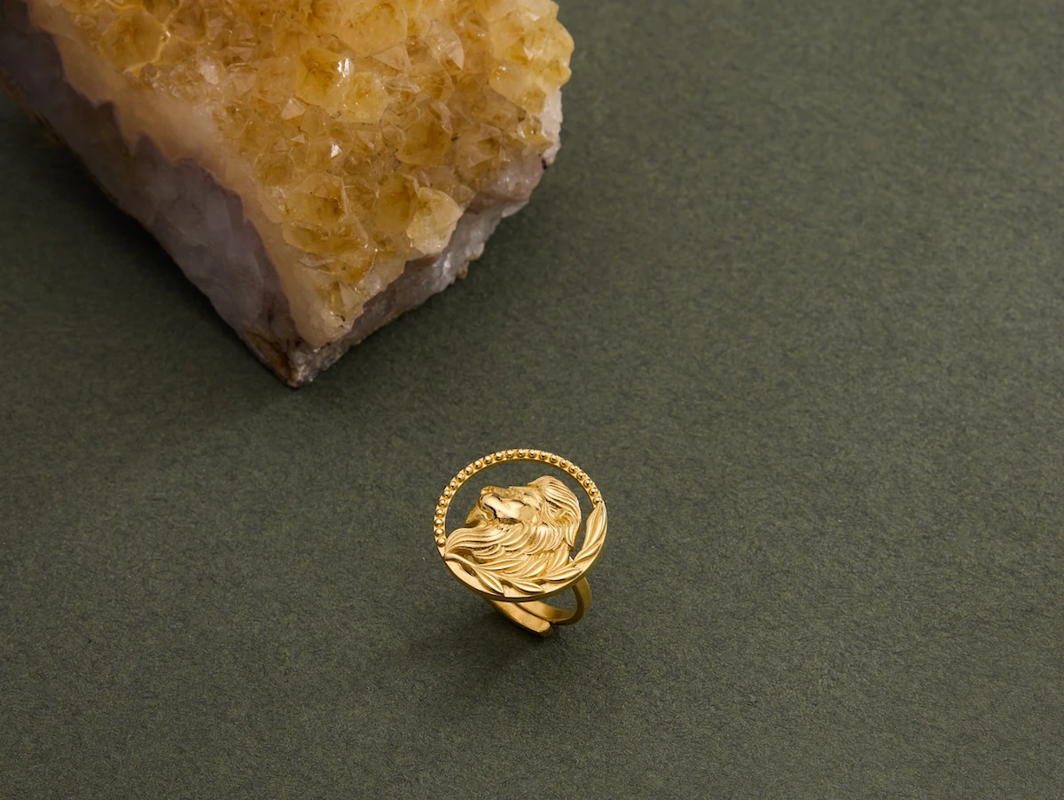 Lion Madalyon Yüzük