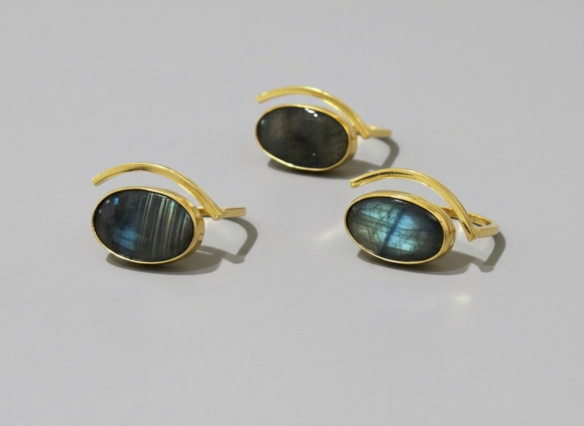 Özel Üretim - Labradorit Arc Yüzükler