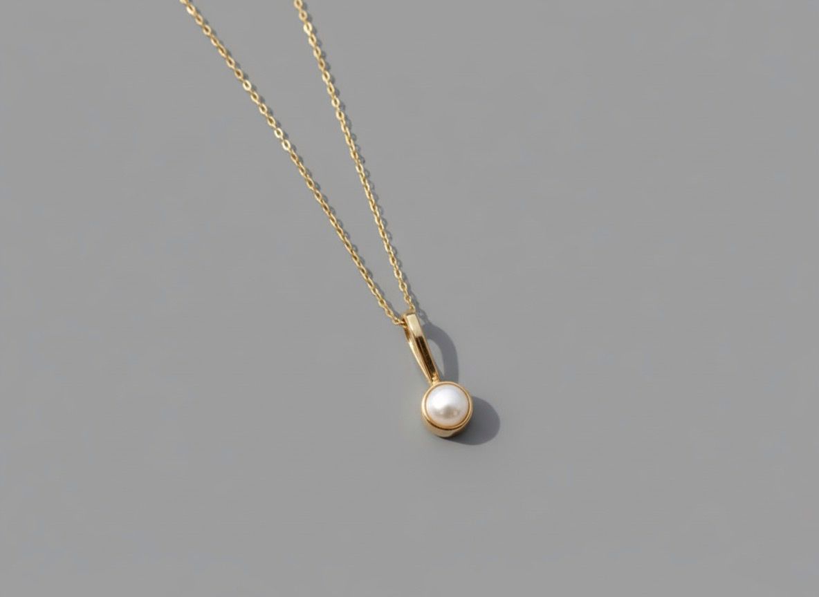 Round Pearl Necklace