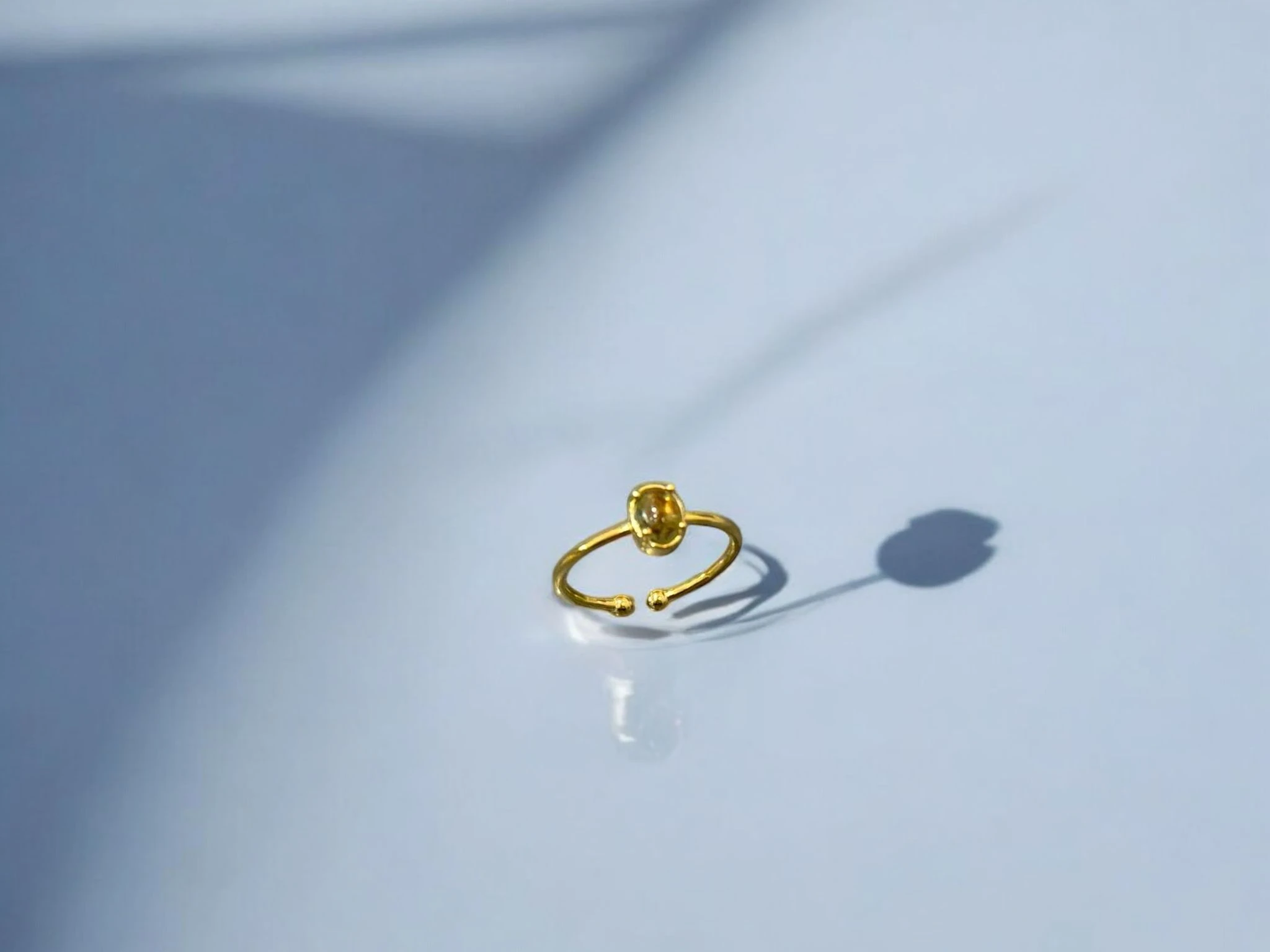 Yeşil Turmalin Mini Yüzük