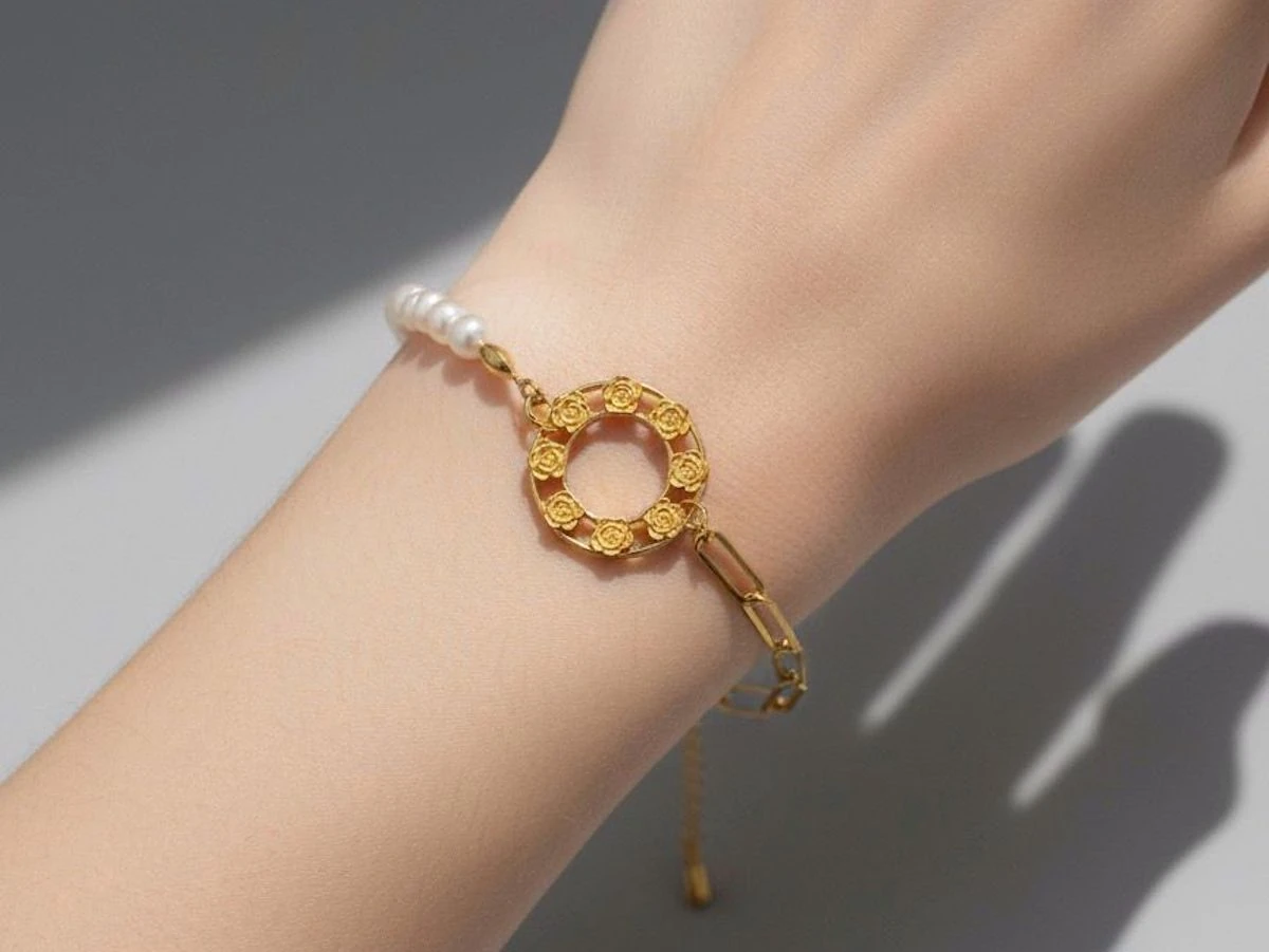 Hibiscus İnci Bileklik