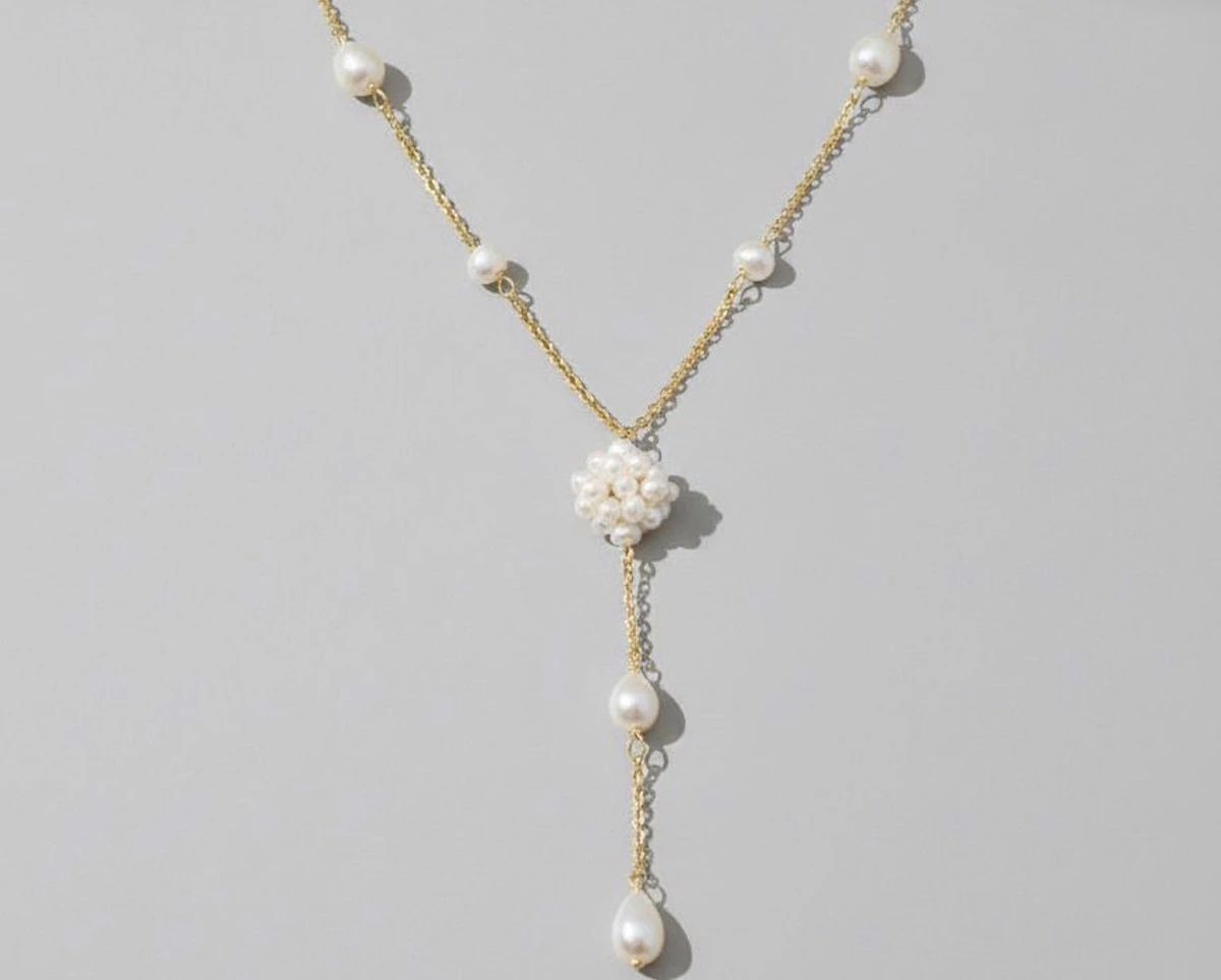 Bubbles İnci Y Kolye