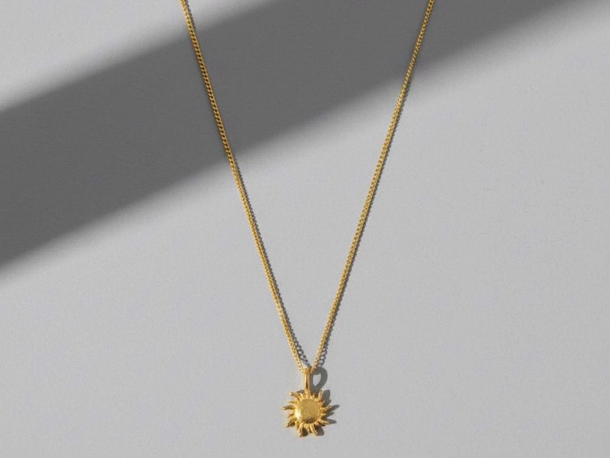 Sun Minimal Kolye