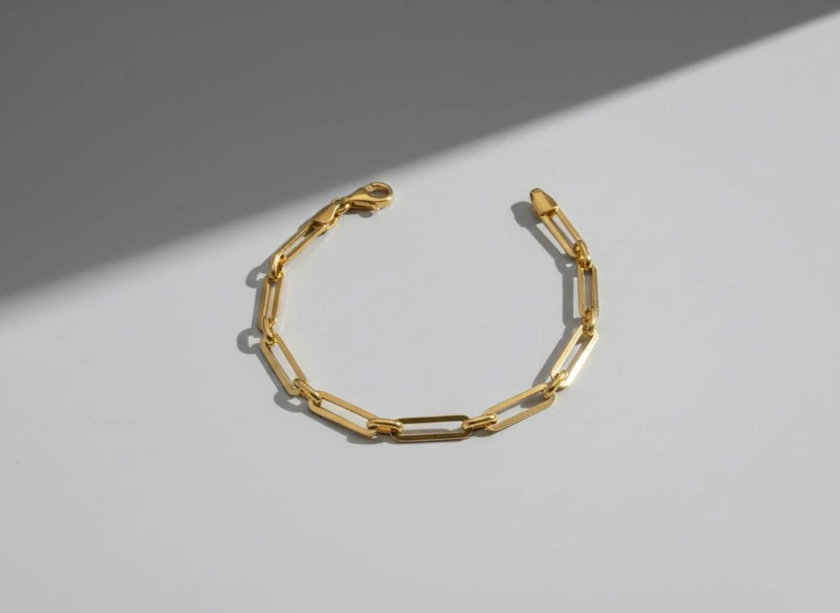 Yassı Zincir Bileklik