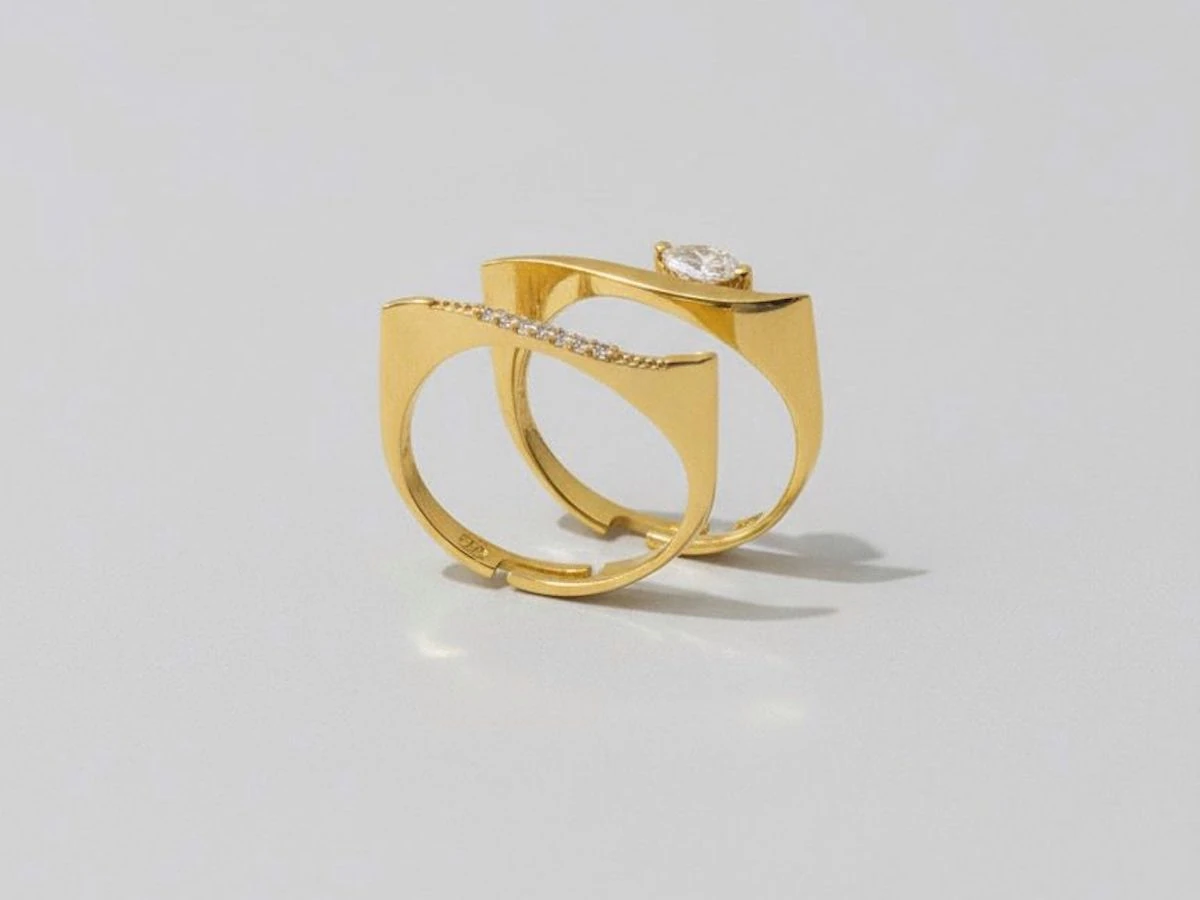 Slyvia İkili Yüzükler - 2