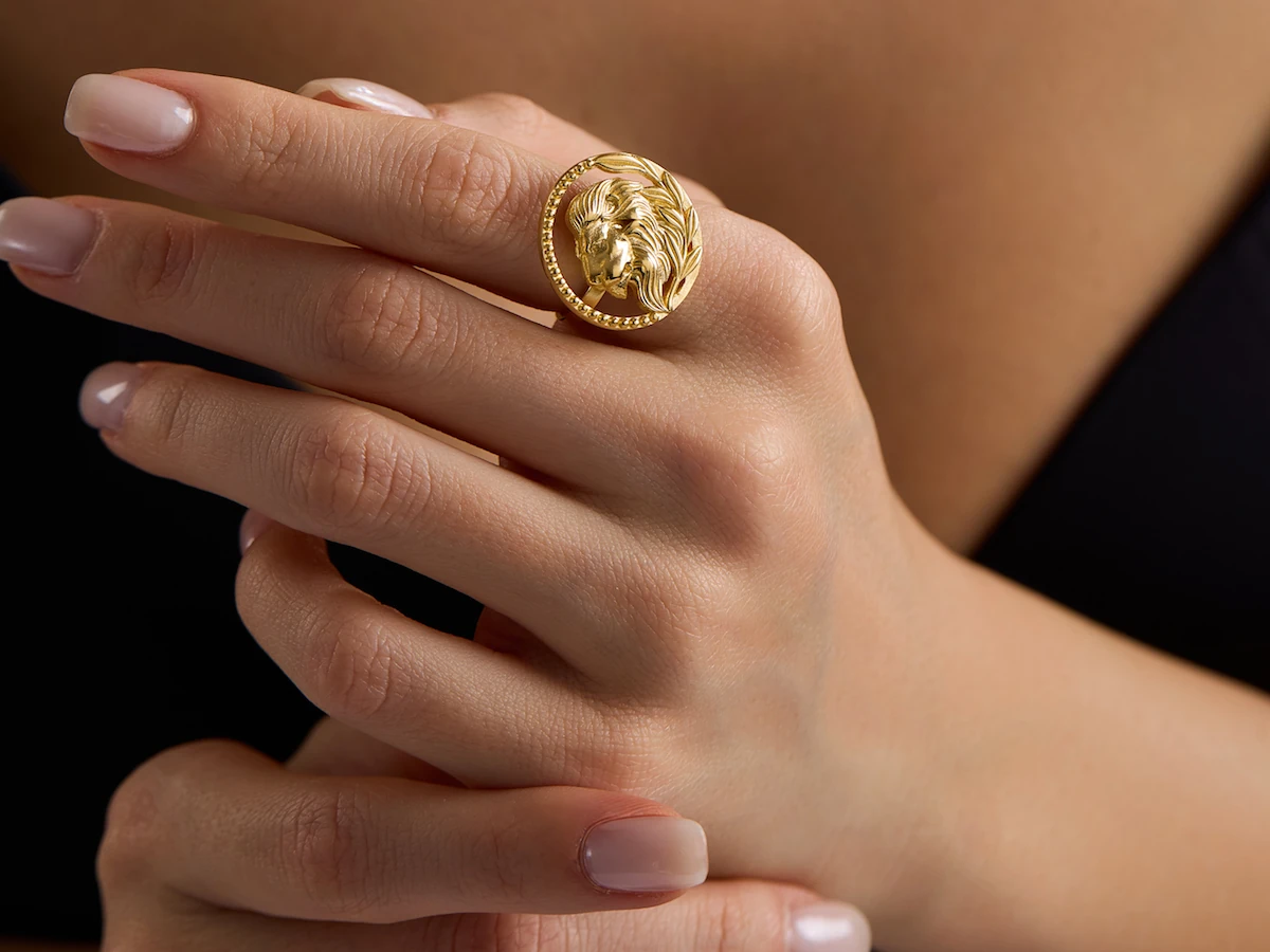 Lion Madalyon Yüzük