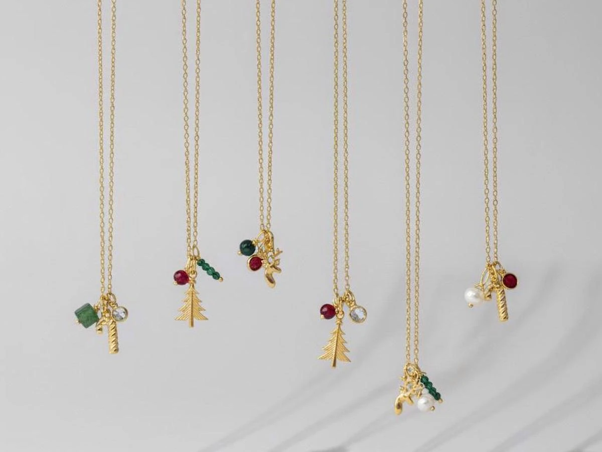 Yeni Yıl Christmas Kolyeler 