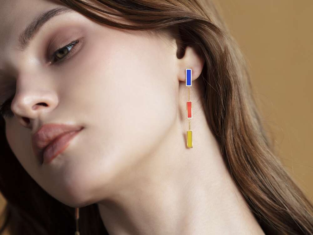 Rectangle Earrings