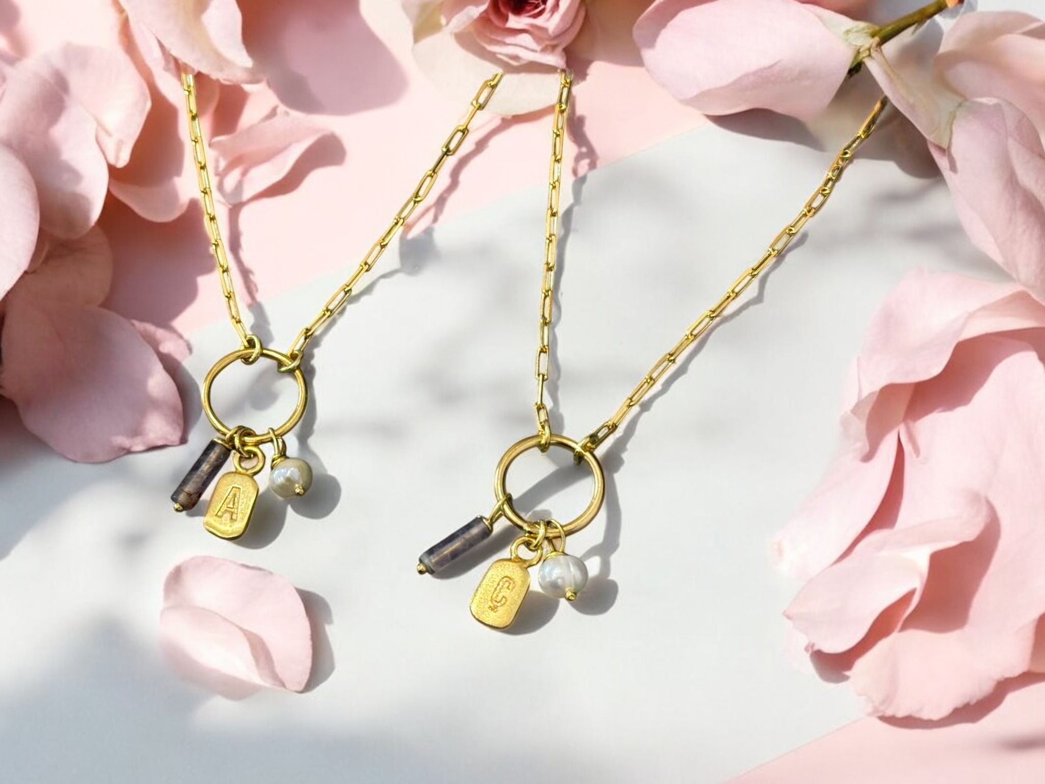 Harfli Charm Kolye