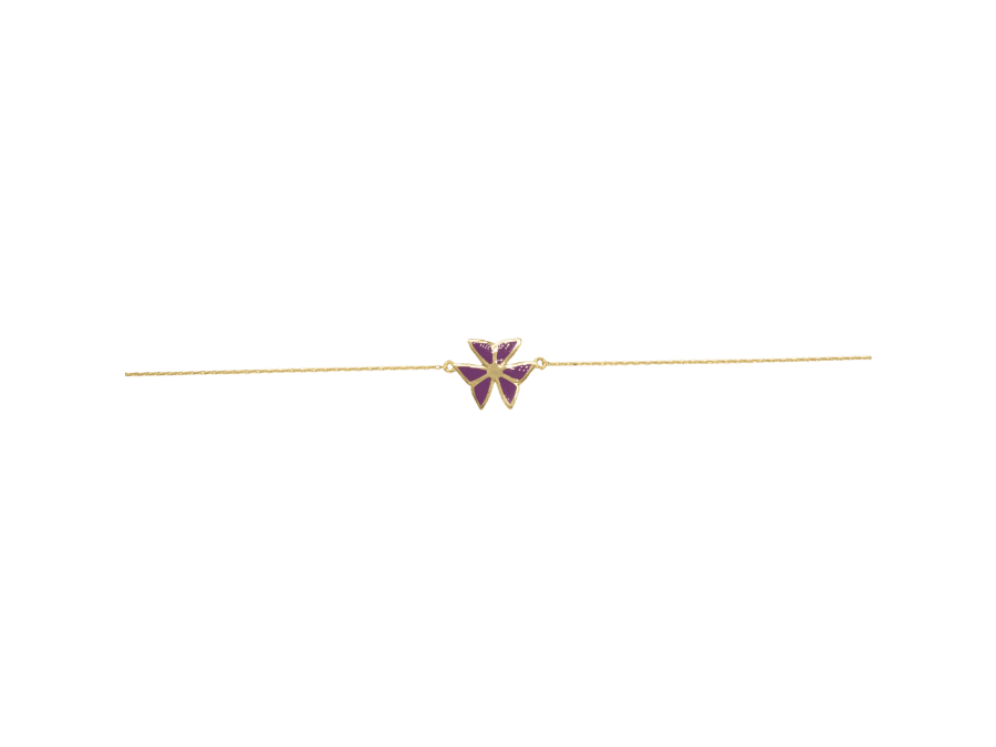 Oxalis Purple Bracelet