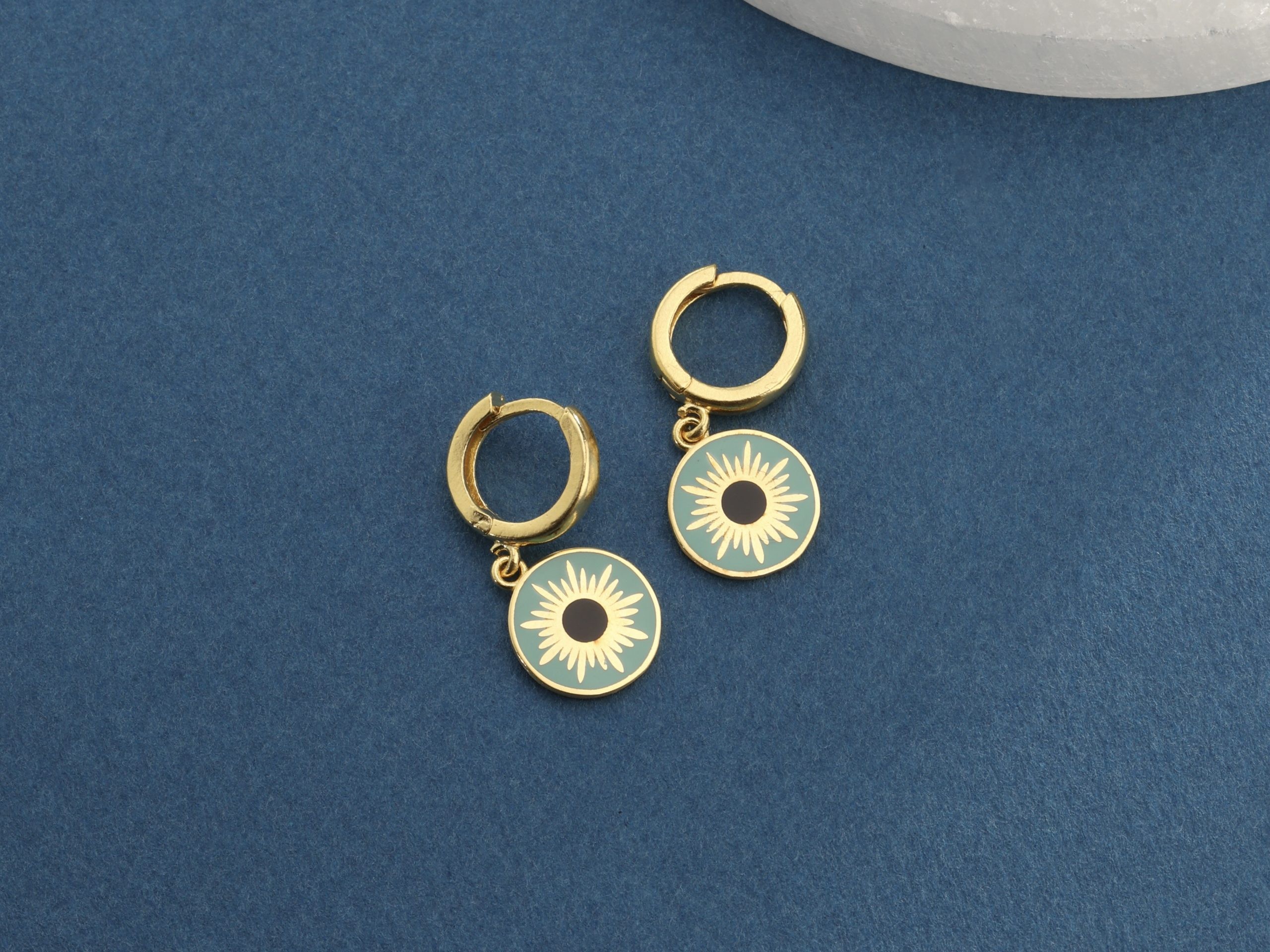 Eye Turquoise Earrings