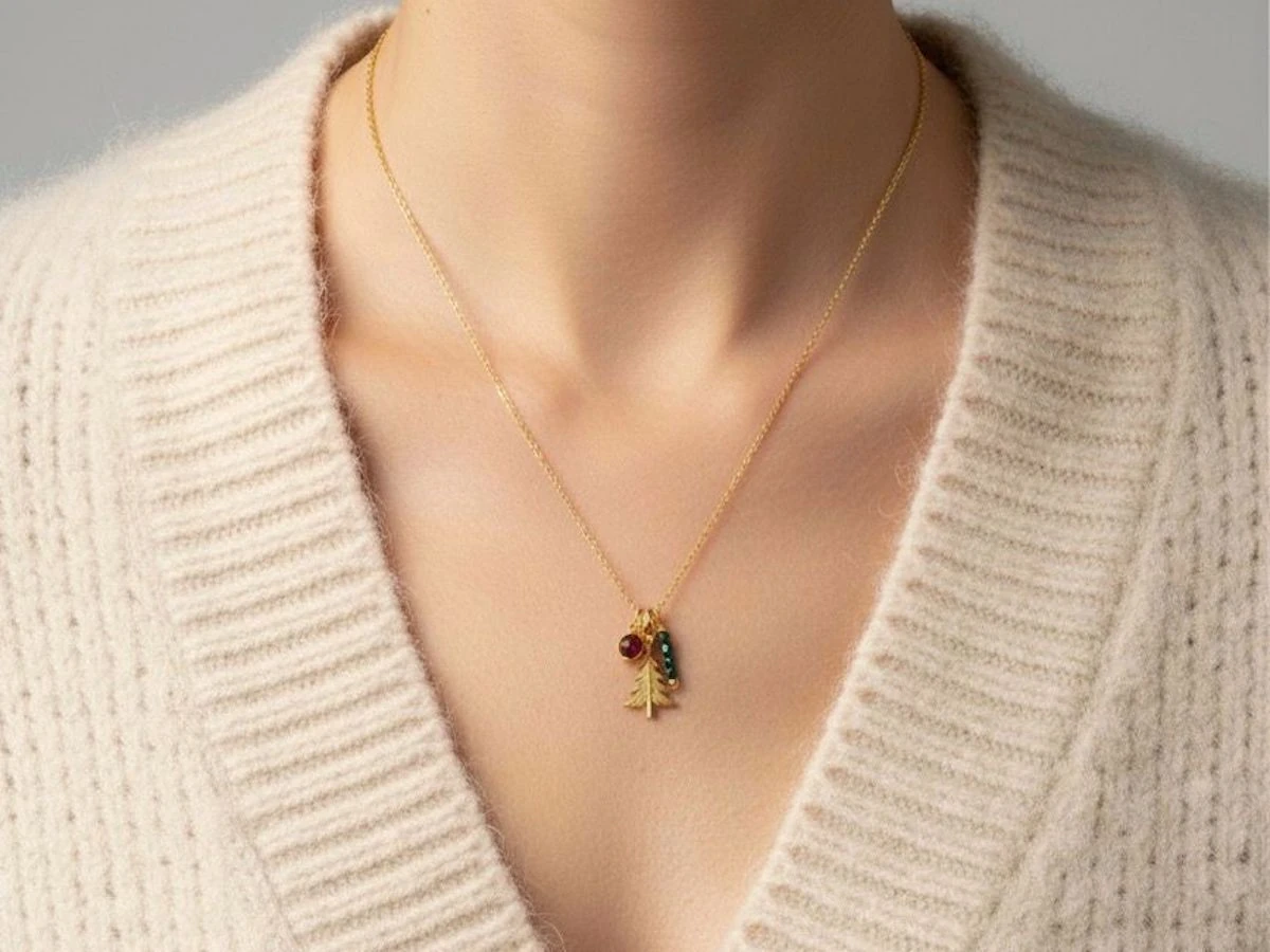 Yeni Yıl Christmas Kolyeler 