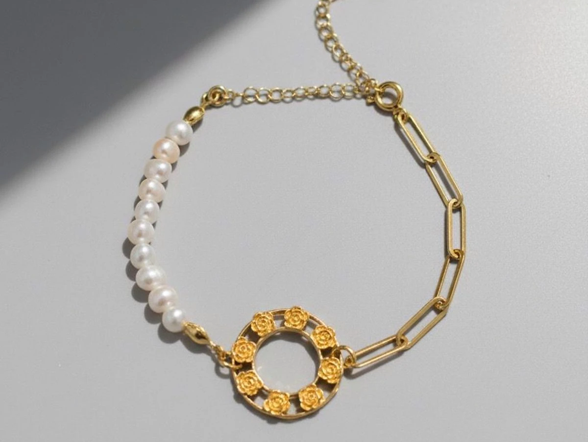 Hibiscus İnci Bileklik