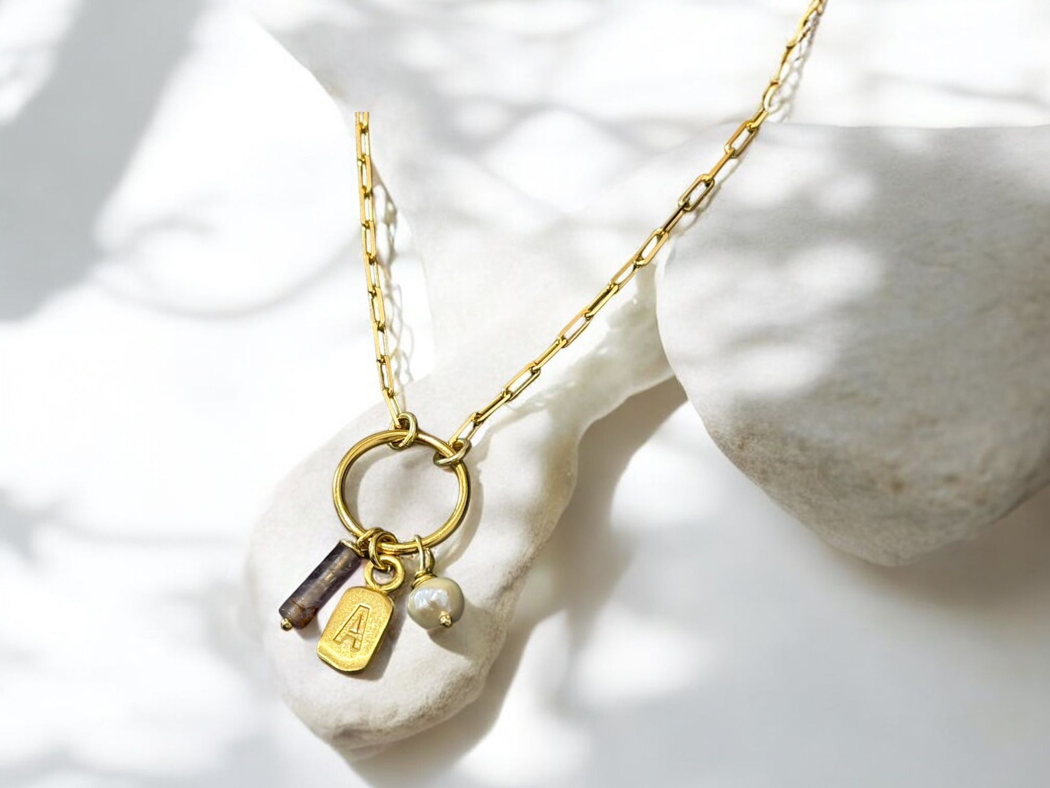 Harfli Charm Kolye