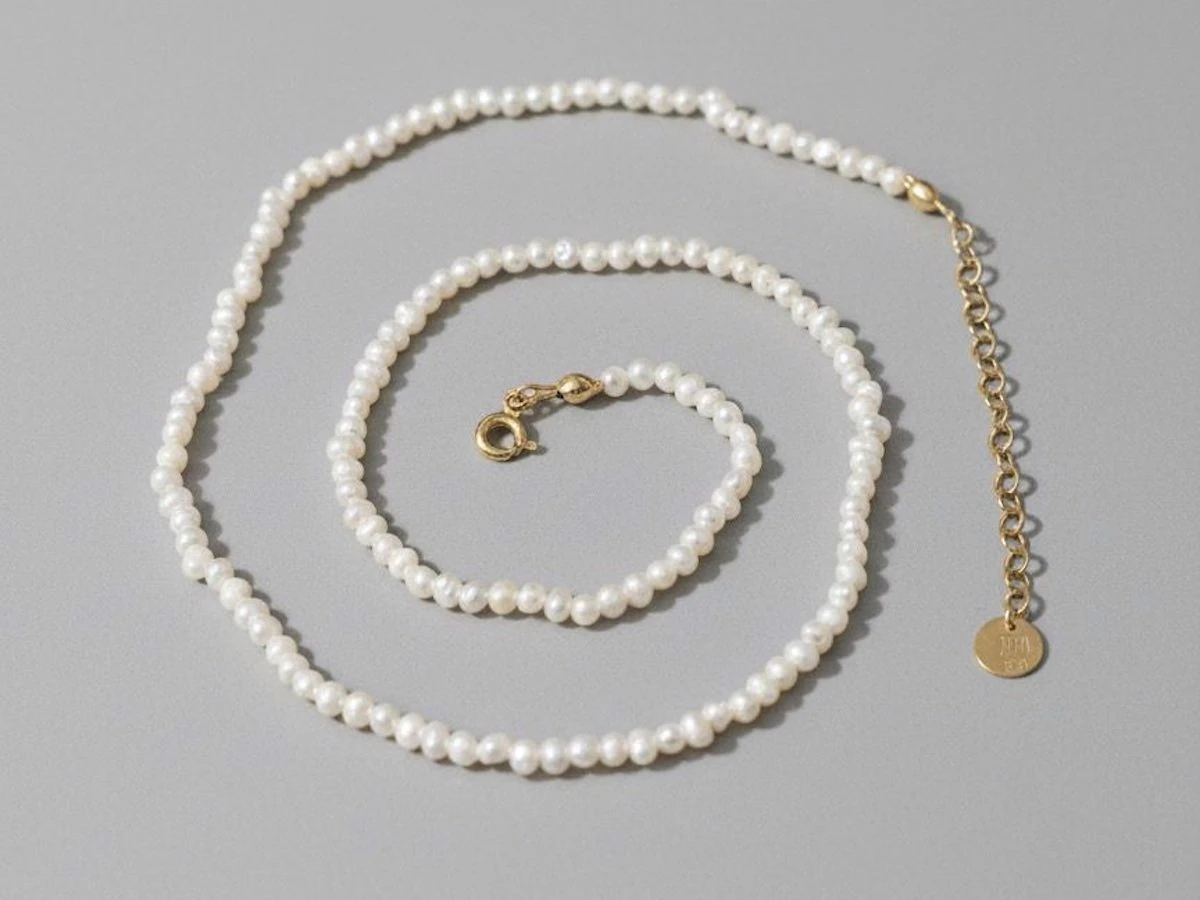 14 Ayar Altın - Yuvarlak İnci Küçük Boy