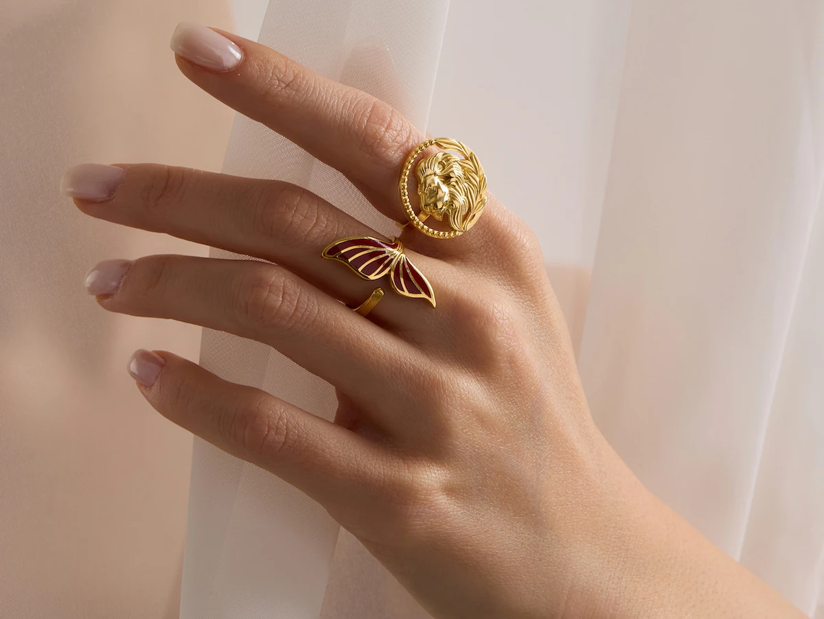 Lion Madalyon Yüzük