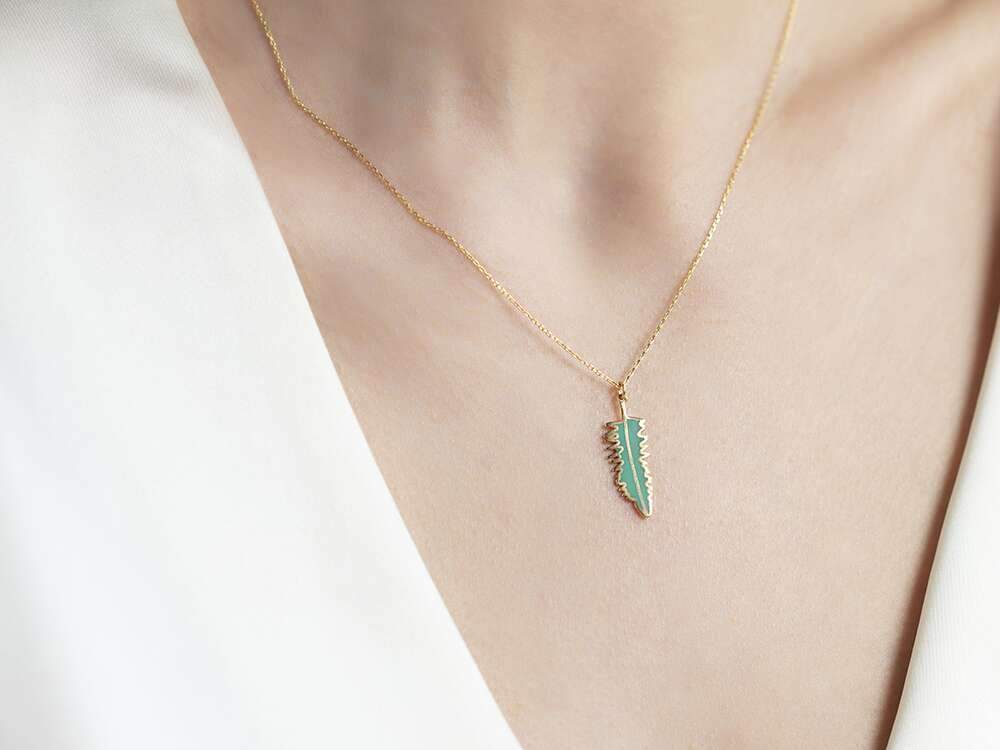 Fern Green Necklace