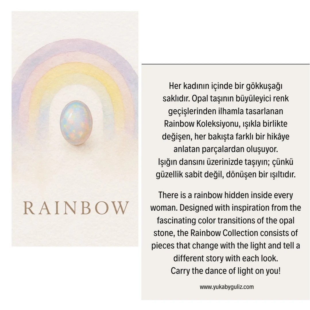 Pera Rainbow Halka Küpe