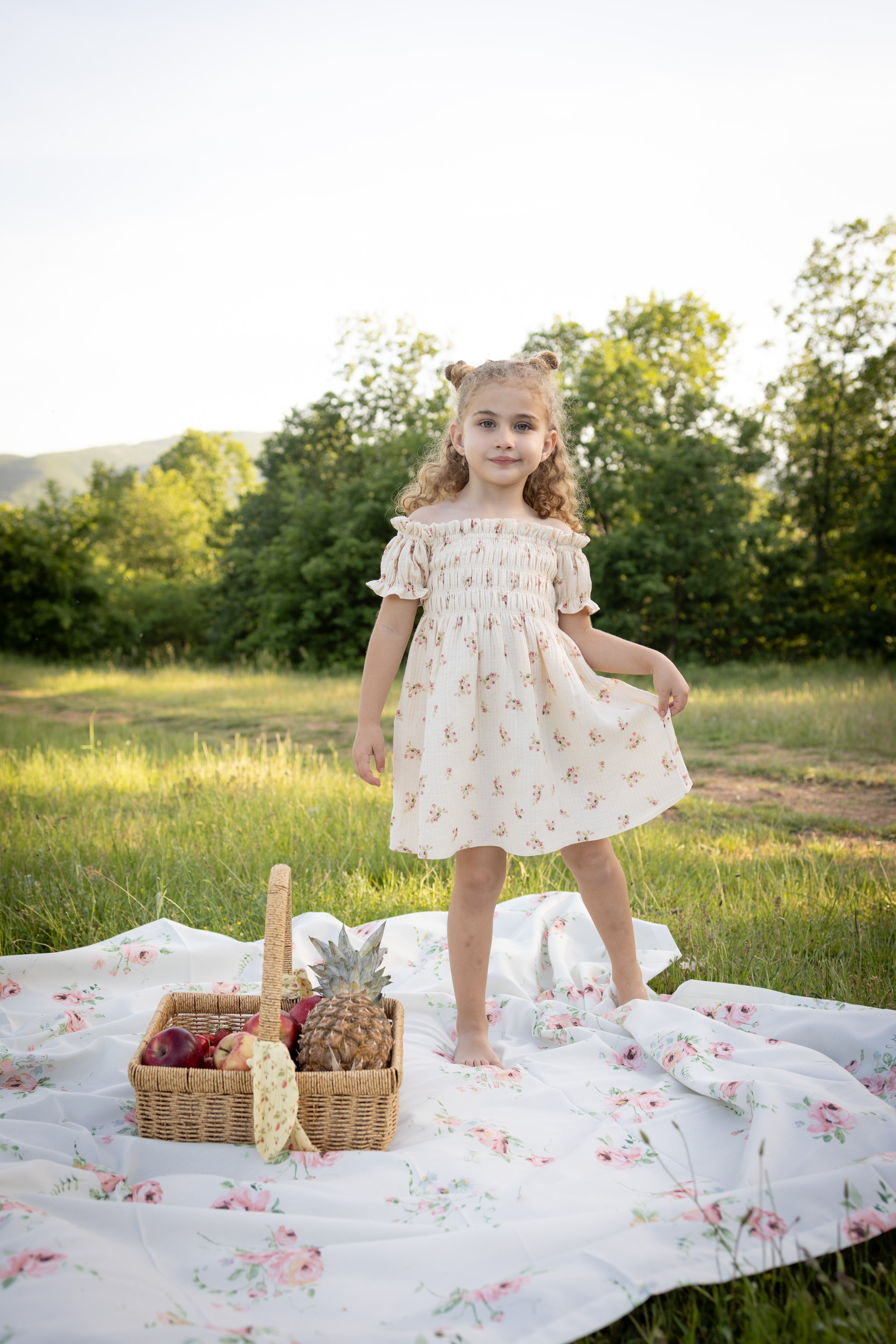 Lili Dress-Mini - Krem