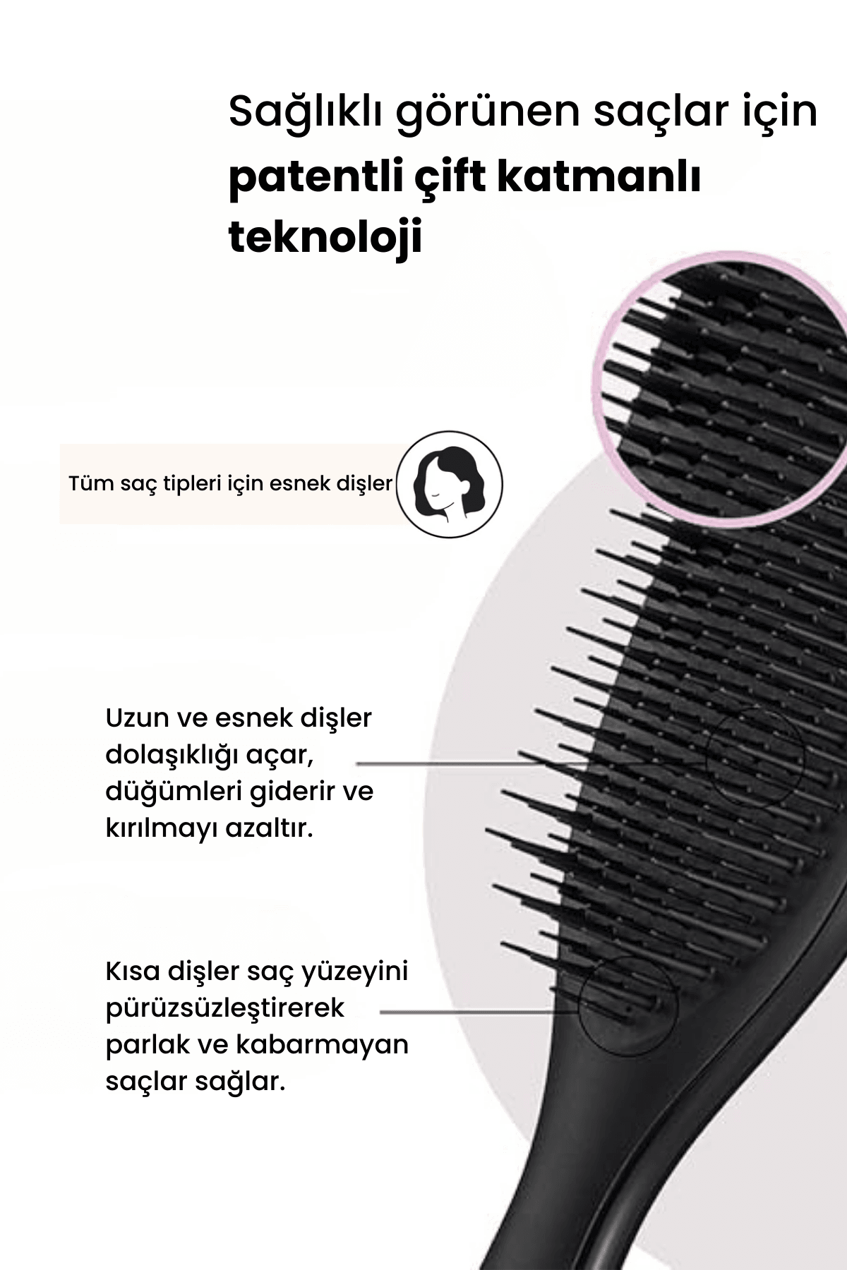 Ultimate Detangler - Black / Black