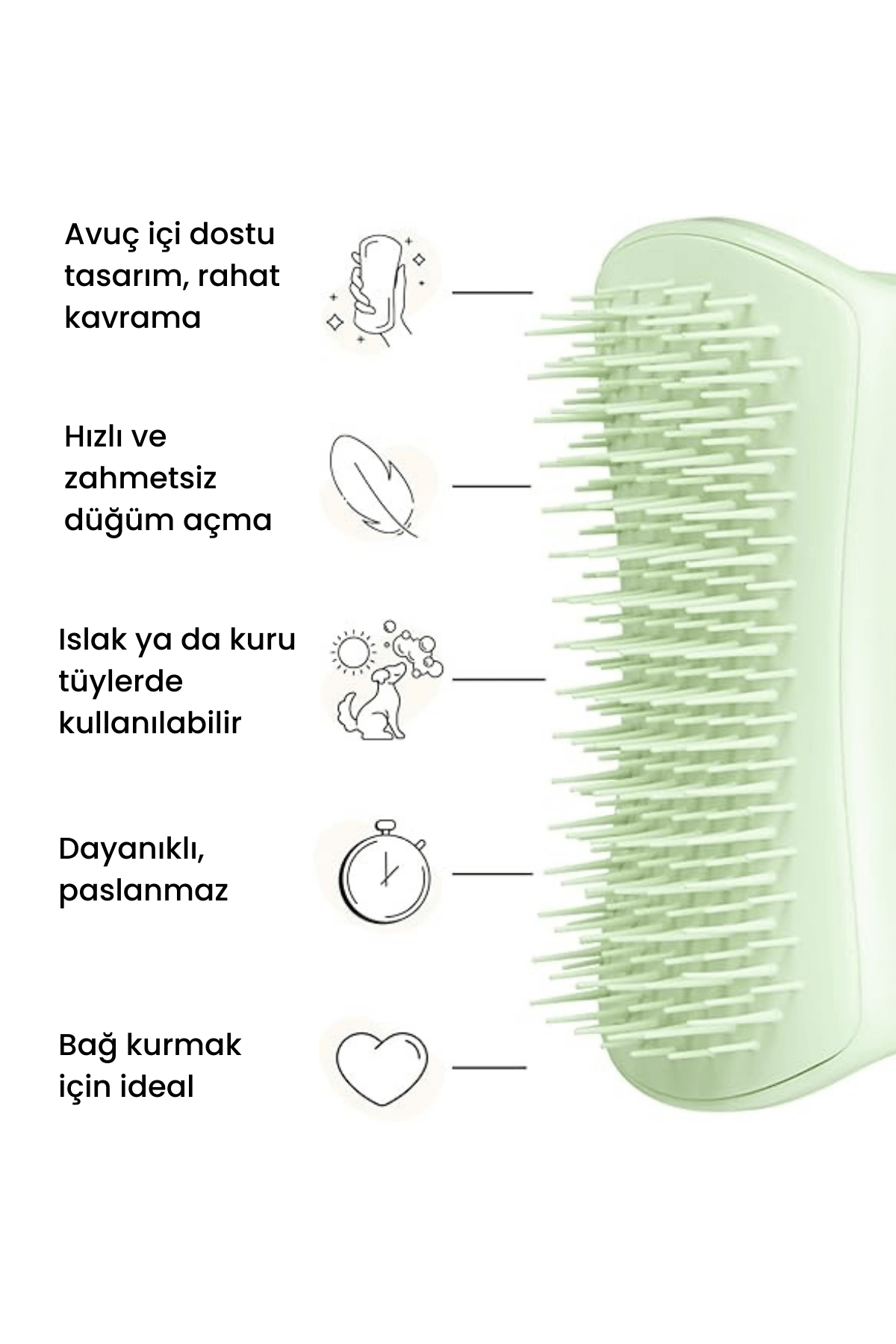 Pet Teezer-Puppy Brush-Green/Green