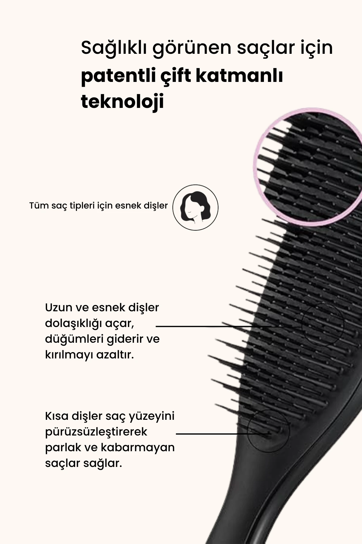 Ultimate Detangler Mini - Black