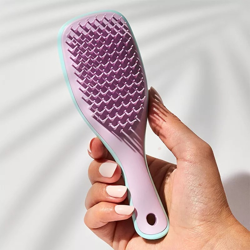 Mini Wet Detangler - Wisteria Leaf - Lilac&Mint