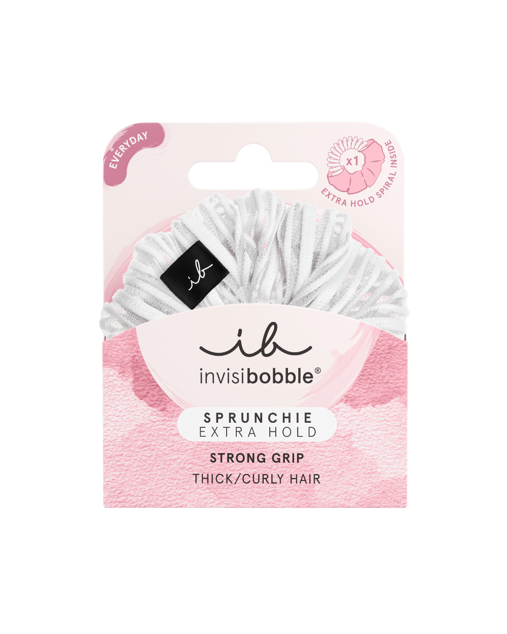 IB SPRUNCHIE EXTRA HOLD Pure White