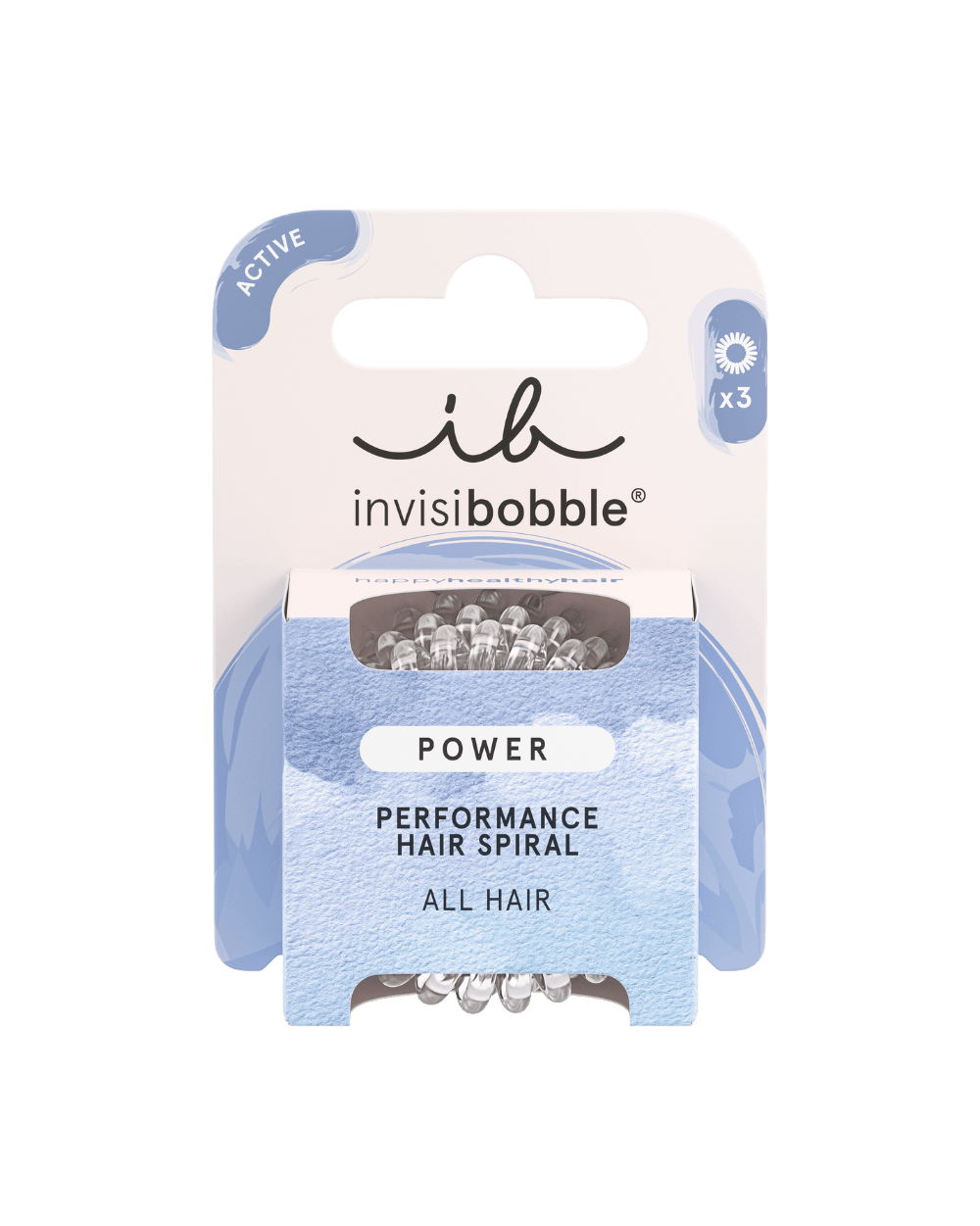 Invisibobble POWER Crystal Clear (Extra Strong)