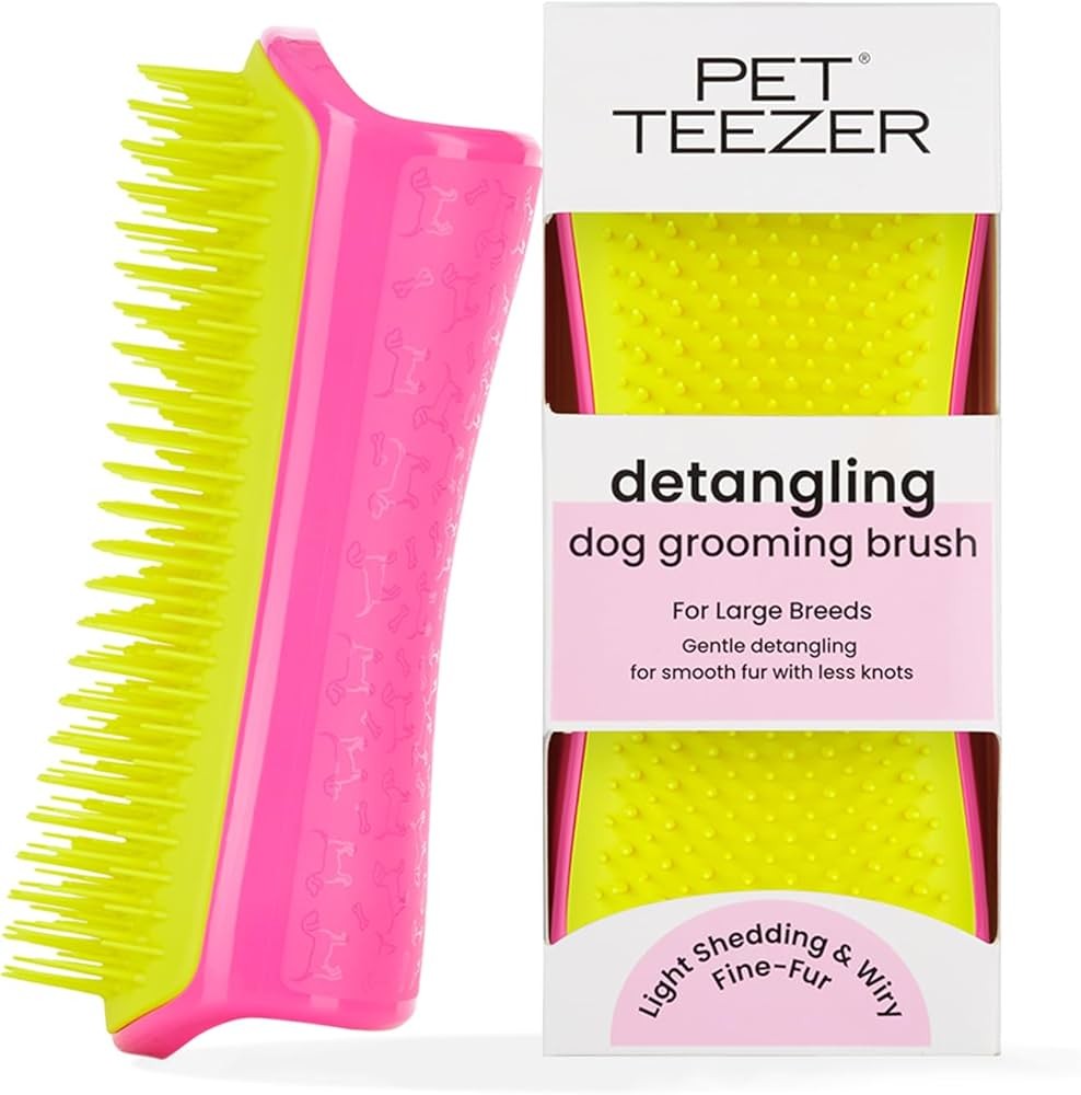 Pet Teezer-Detangling-Pink/Yellow